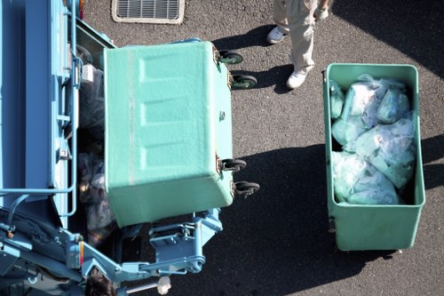 Safe and organized workplace with a commercial skip